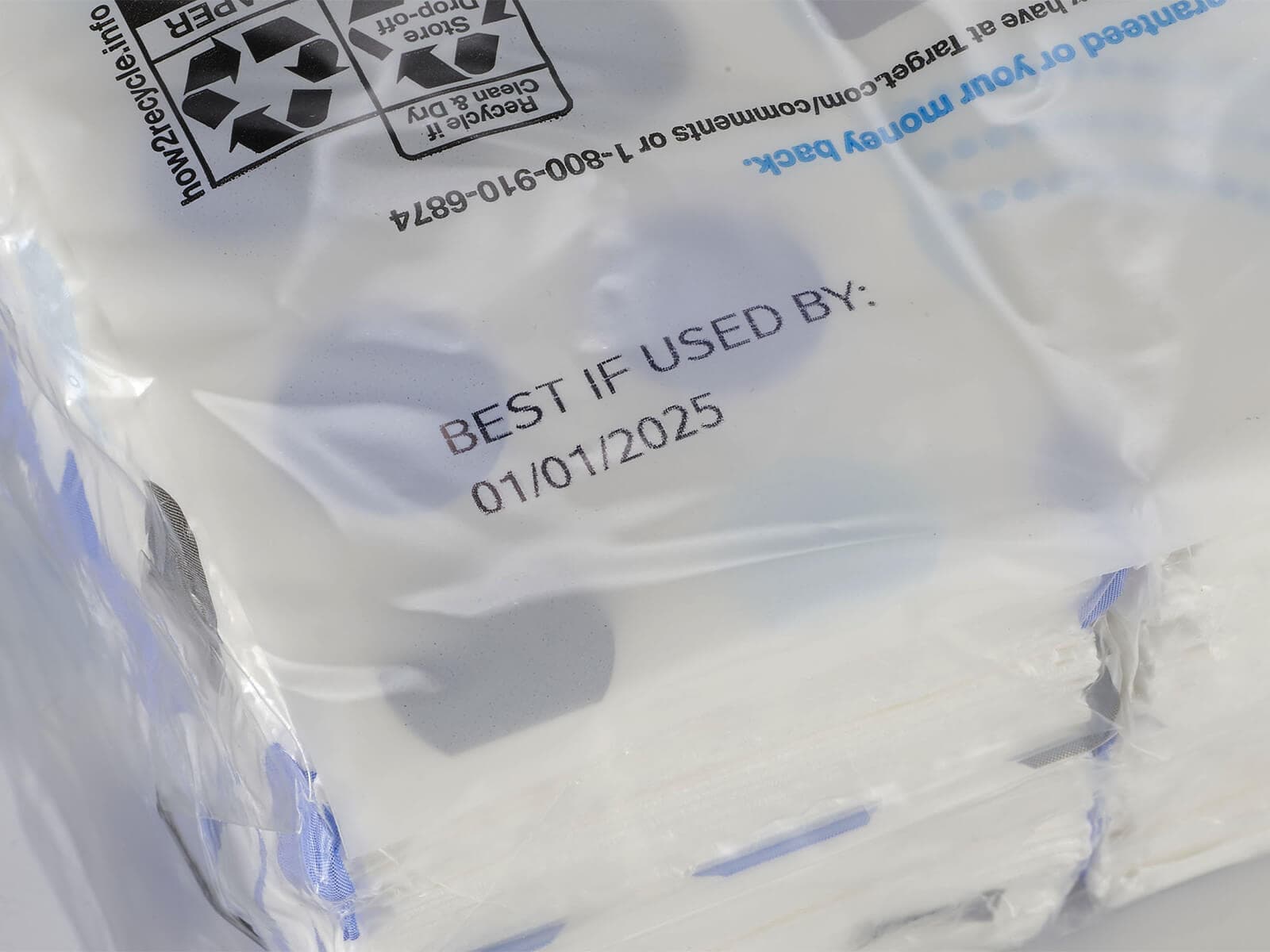 Marcatura su packaging in film della carte igienica con sistema a getto di inchiostro continuo a cartucce