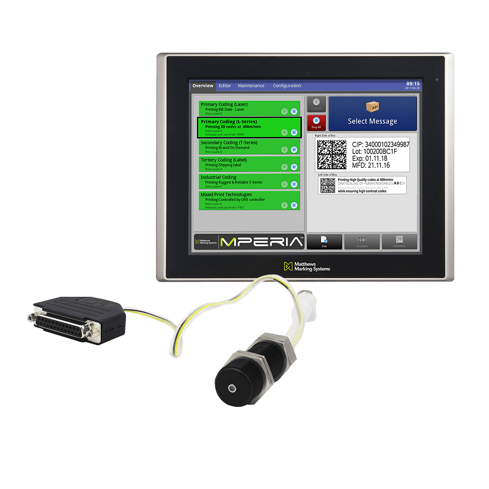 Marcatura a getto d'inchiostro D.O.D. Drop on Demand One Valve_PCM
