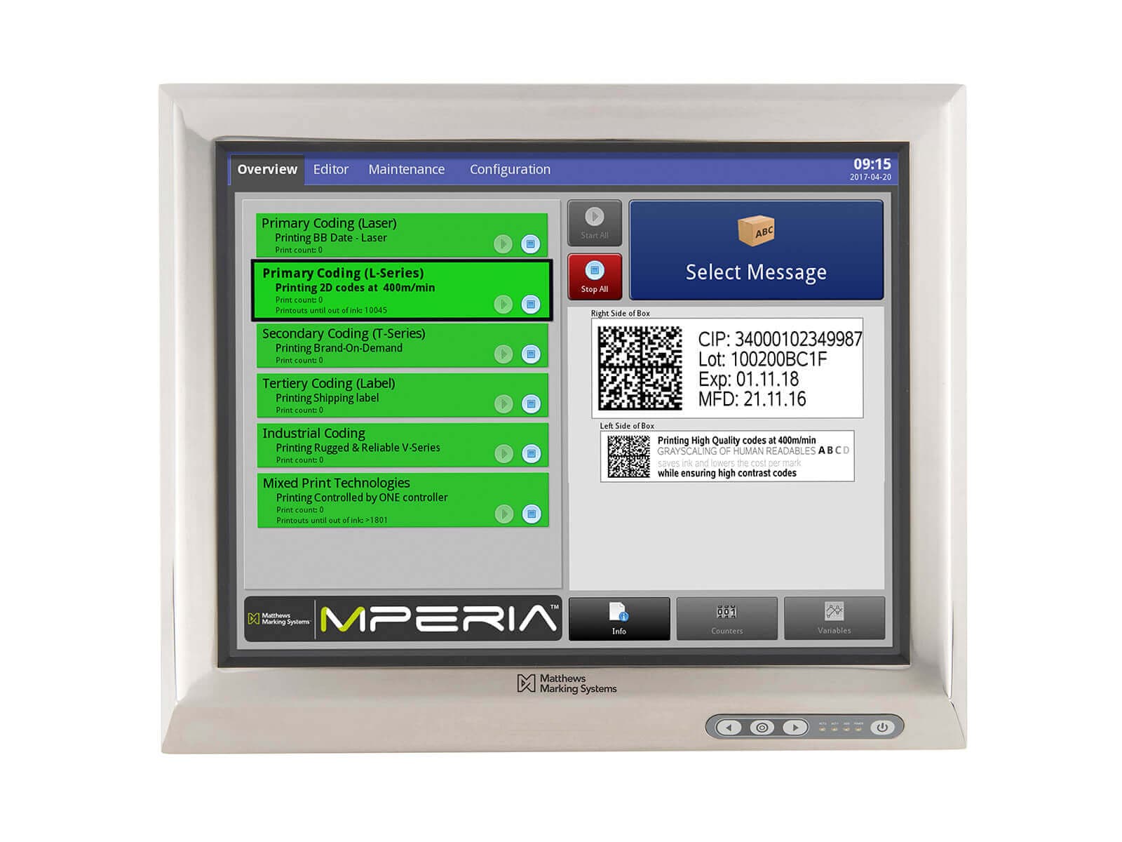 Controller MPERIA ™ Harsh Environment da 15” grado di protezione IP65