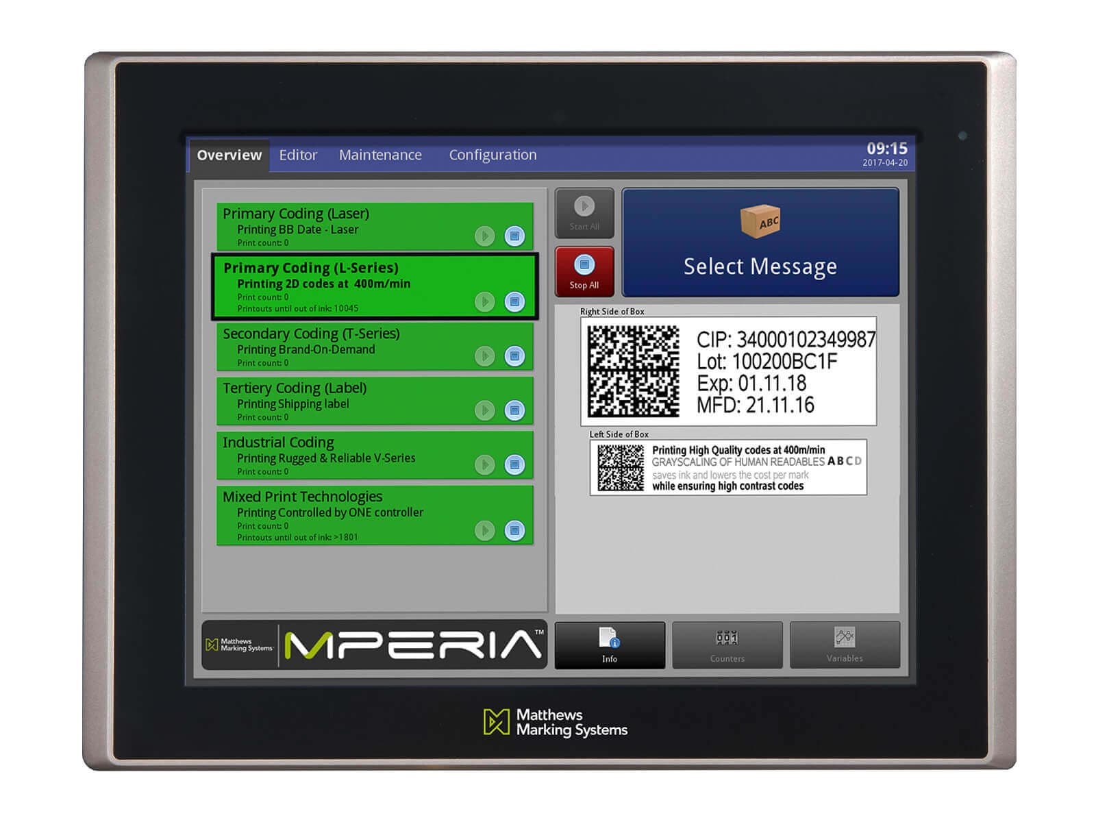 Controller MPERIA ™ Standard da 12”