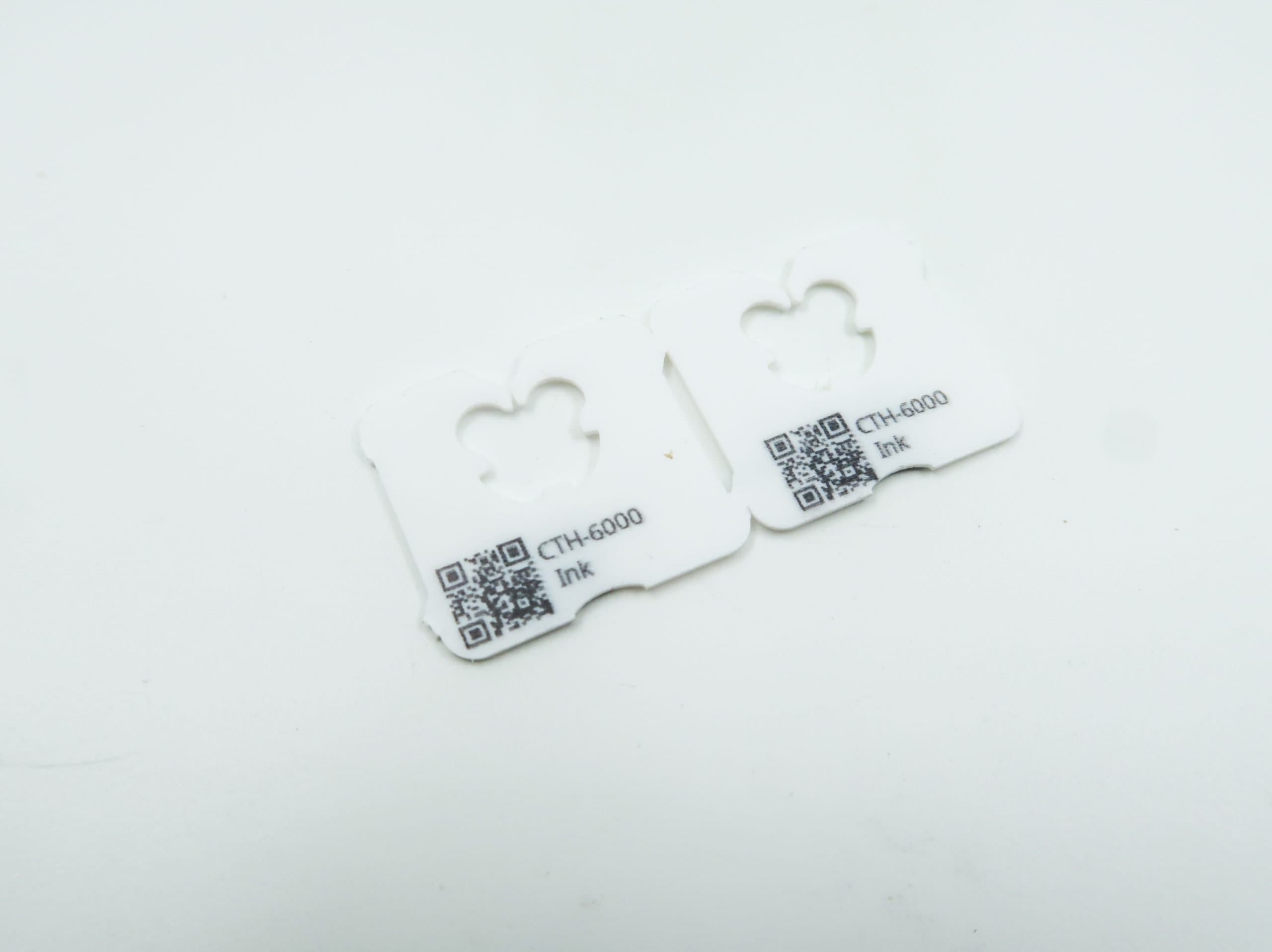 Marcatura su bag clip in plastica con sistema a getto d'inchiostro termico a cartucce