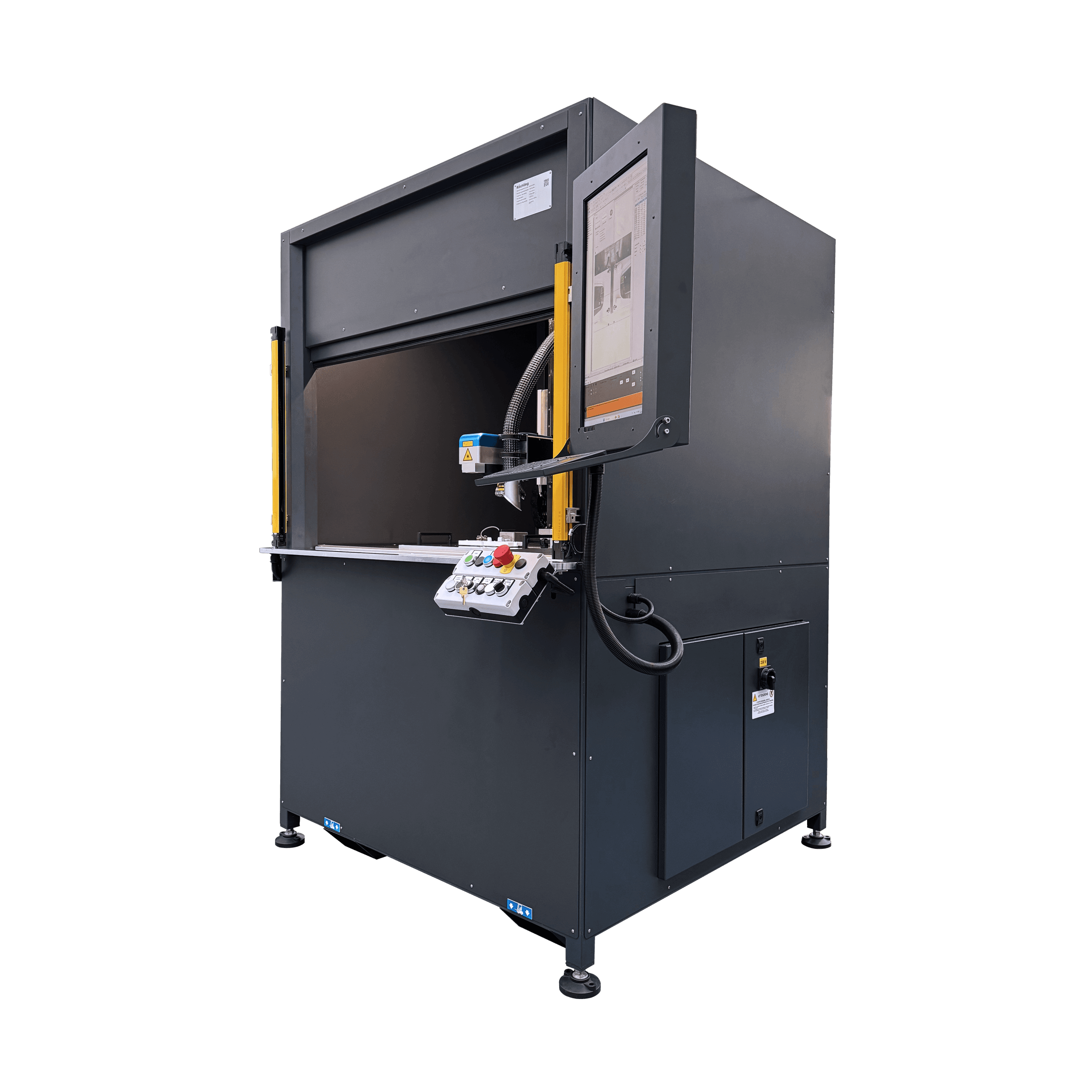 Marcatura Laser CO2, UV, Fibra, Mopa con Enclosure Stiletto L