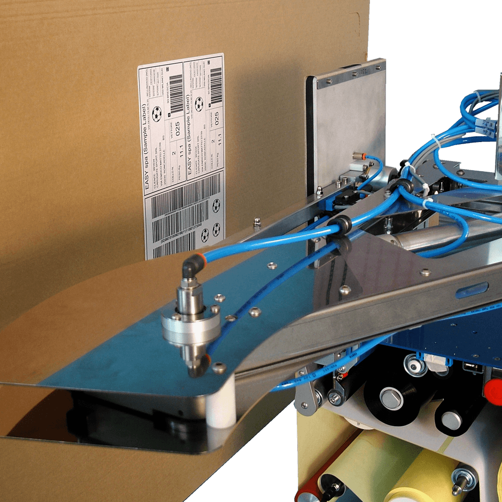 Stampa e applica grande formato A4 dettaglio applicatore