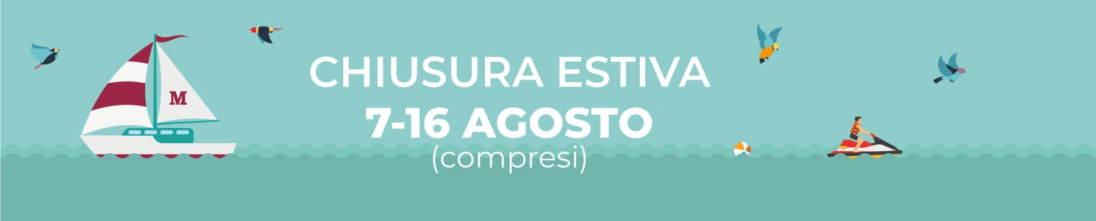 Chiusura Estiva 2026 Marking Products