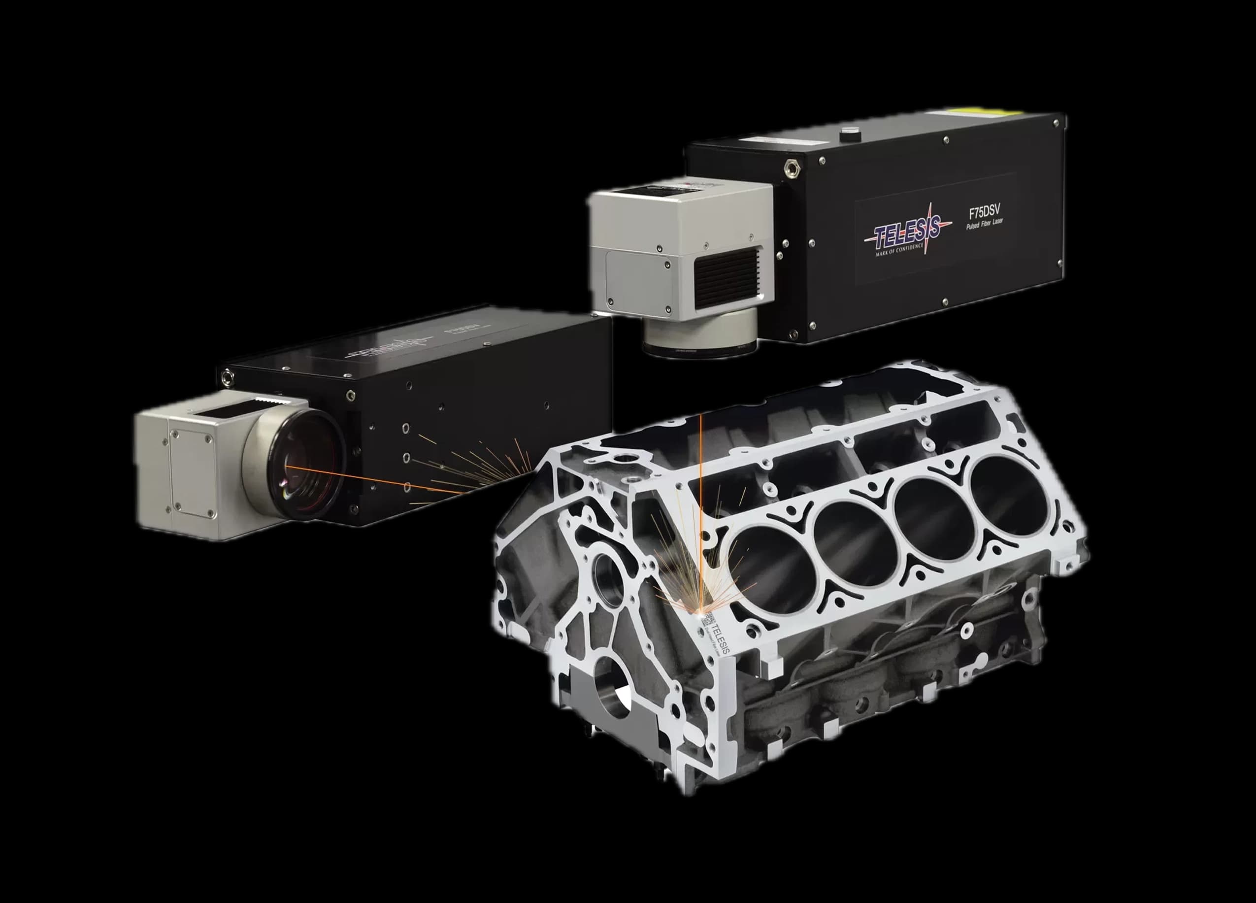 Laser Doppia Testa Dual Head Telesis Marcatura su due lati