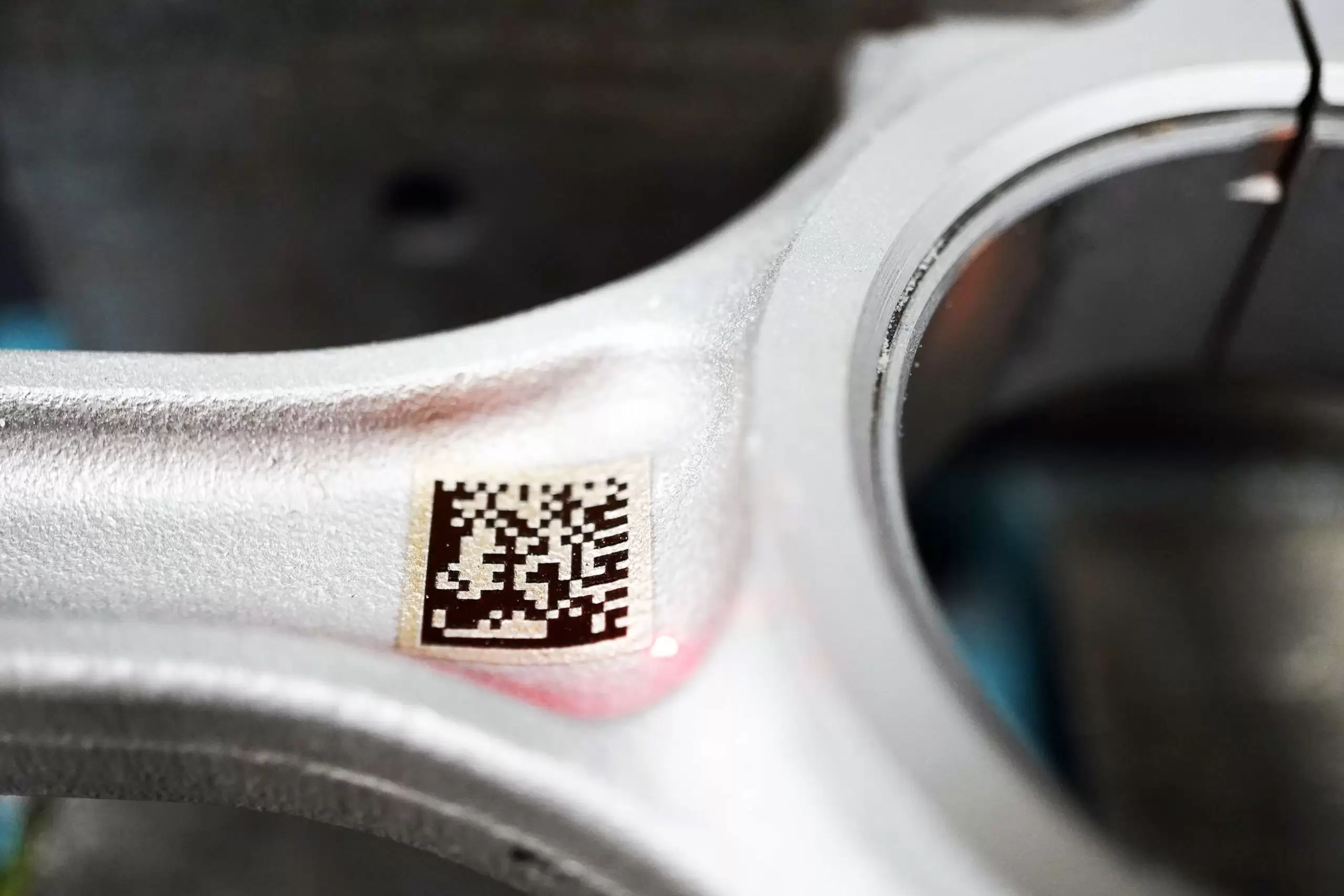 Marcatura 2D Data Matrix Contrasto Laser Fibra SummitPro Telesis