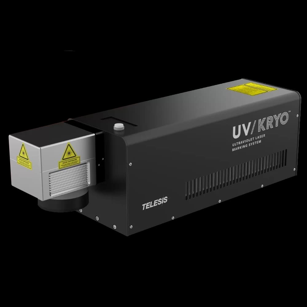 Telesis Laser UV Kryo Marcatura a freddo UV testa di stampa