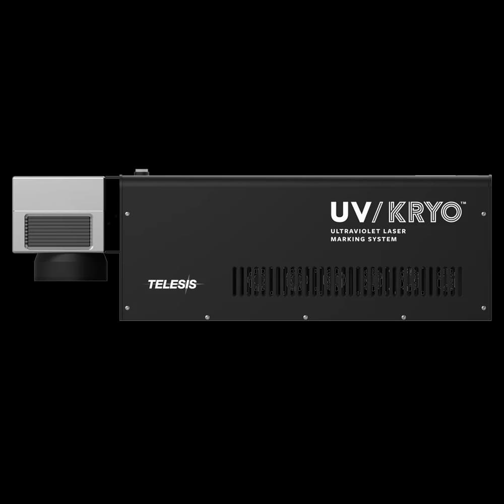 Telesis Laser UV Kryo Marcatura a freddo UV vista laterale